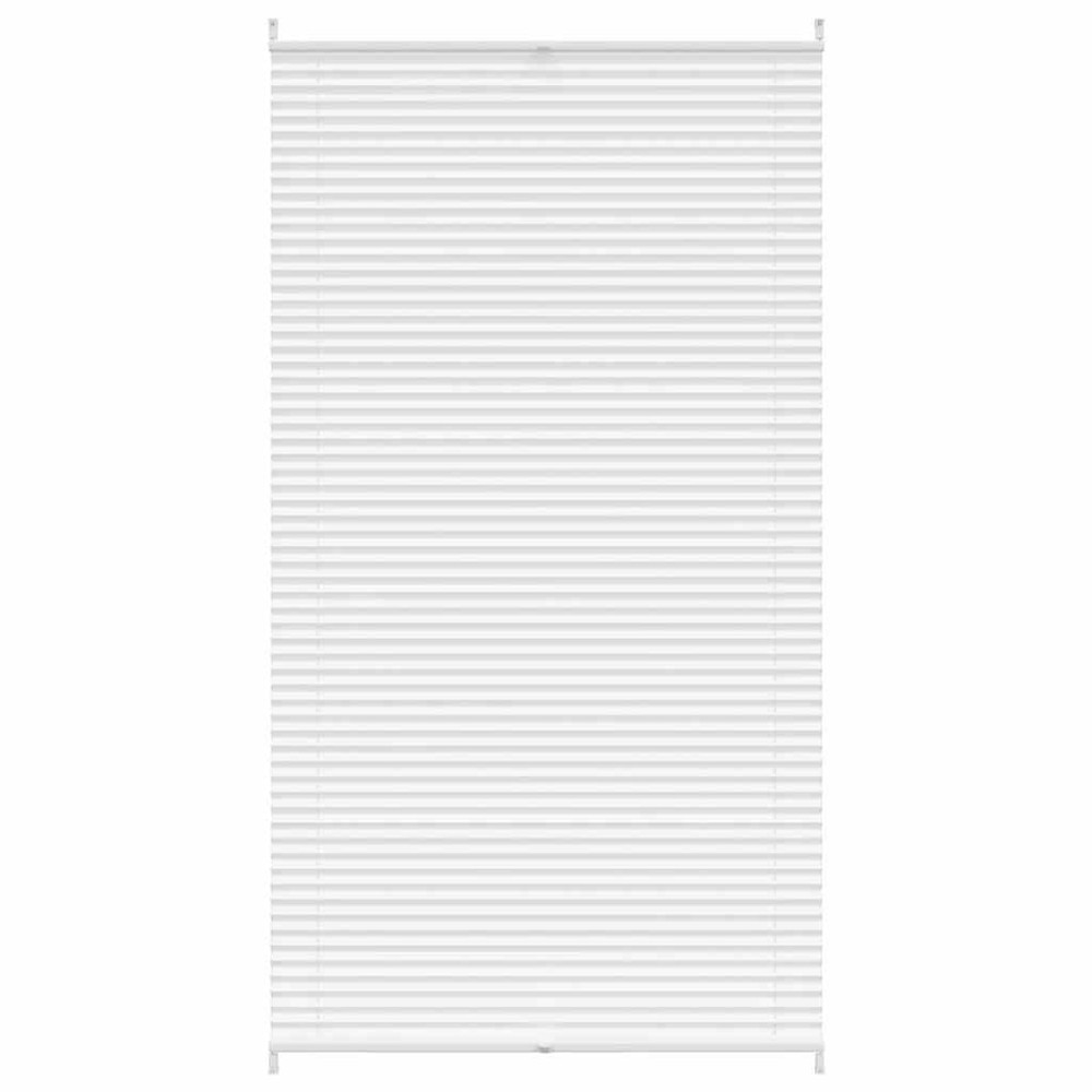 Jaluzea plisse, alb, 100x200 cm, pliuri