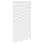 Jaluzea plisse, alb, 100x200 cm, pliuri