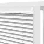 Jaluzea plisse, alb, 110x100 cm, pliuri Jaluzea plisse, alb, 110x100 cm, pliuri