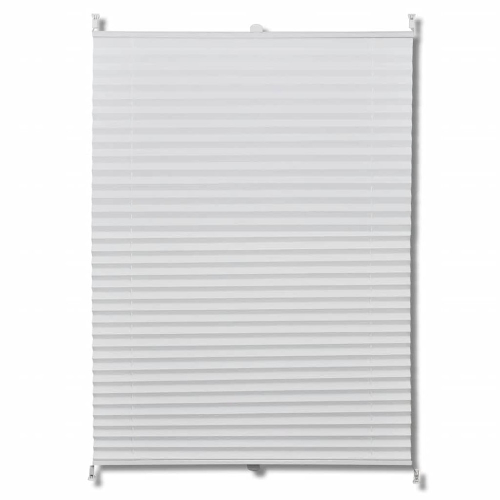Jaluzea plisse, alb, 110x125 cm, pliuri