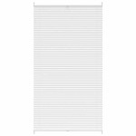 Jaluzea plisse, alb, 110x200 cm, pliuri