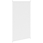 Jaluzea plisse, alb, 110x200 cm, pliuri