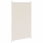 vidaXL Jaluzea plisată, crem, 90x100 cm vidaXL Jaluzea plisată, crem, 90x100 cm