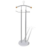 vidaXL Suport haine tip valet/organizator îmbrăcăminte, cadru metalic vidaXL Suport haine tip valet/organizator îmbrăcăminte, cadru metalic