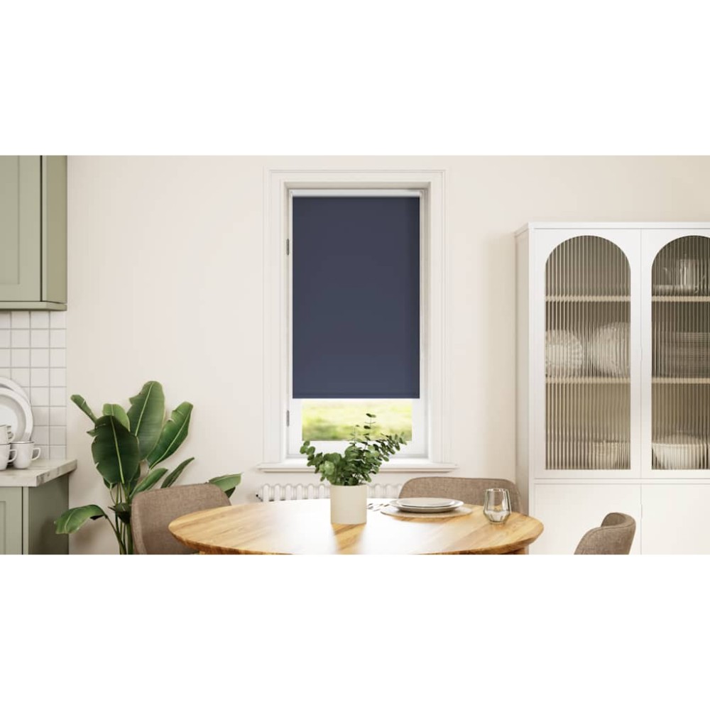 Jaluzea tip rulou opacă, 60x120, cm, bleumarin / albastru