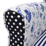 vidaXL Fotoliu, design mozaic, material textil vidaXL Fotoliu, design mozaic, material textil