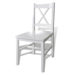 vidaXL Set mobilier de bucătărie, 5 piese, alb