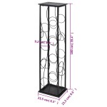 vidaXL Suport sticle de vin pentru 8 sticle, metal vidaXL Suport sticle de vin pentru 8 sticle, metal