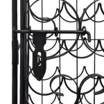 vidaXL Suport sticle de vin pentru 35 de sticle, metal