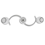 Candelabru cu cristale, design cromat Candelabru cu cristale, design cromat