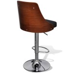 vidaXL Scaune de bar, 2 buc., lemn curbat și material textil vidaXL Scaune de bar, 2 buc., lemn curbat și material textil