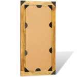 vidaXL Oglindă de perete, cadru din lemn masiv, 120 x 60 cm vidaXL Oglindă de perete, cadru din lemn masiv, 120 x 60 cm