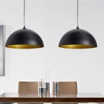 vidaXL Lustră 2 buc, înălțime reglabilă, semisferică, negru vidaXL Lustră 2 buc, înălțime reglabilă, semisferică, negru