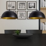 vidaXL Lustră 2 buc, înălțime reglabilă, semisferică, negru vidaXL Lustră 2 buc, înălțime reglabilă, semisferică, negru