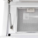 vidaXL Hotă de bucătărie din sticlă securizată, alb, 600 mm vidaXL Hotă de bucătărie din sticlă securizată, alb, 600 mm