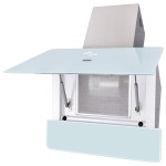 vidaXL Hotă de bucătărie din sticlă securizată, alb, 600 mm vidaXL Hotă de bucătărie din sticlă securizată, alb, 600 mm