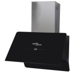 vidaXL Hotă de bucătărie, negru, 600 mm, sticlă securizată, cu afișaj vidaXL Hotă de bucătărie, negru, 600 mm, sticlă securizată, cu afișaj