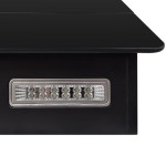 vidaXL Hotă de bucătărie, negru, 600 mm, sticlă securizată, cu afișaj vidaXL Hotă de bucătărie, negru, 600 mm, sticlă securizată, cu afișaj