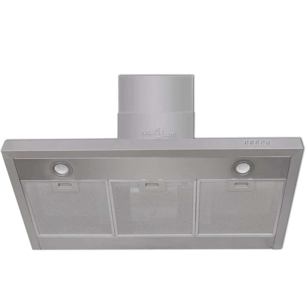 vidaXL Hotă de bucătărie, 900 mm, oțel inoxidabil, plat
