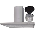 vidaXL Hotă de bucătărie, 900 mm, oțel inoxidabil, plat vidaXL Hotă de bucătărie, 900 mm, oțel inoxidabil, plat