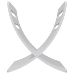 vidaXL Suport din lemn pentru reviste, vertical, alb vidaXL Suport din lemn pentru reviste, vertical, alb