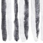 vidaXL Perdea pentru insecte, gri și alb, 90x220 cm, Chenille vidaXL Perdea pentru insecte, gri și alb, 90x220 cm, Chenille