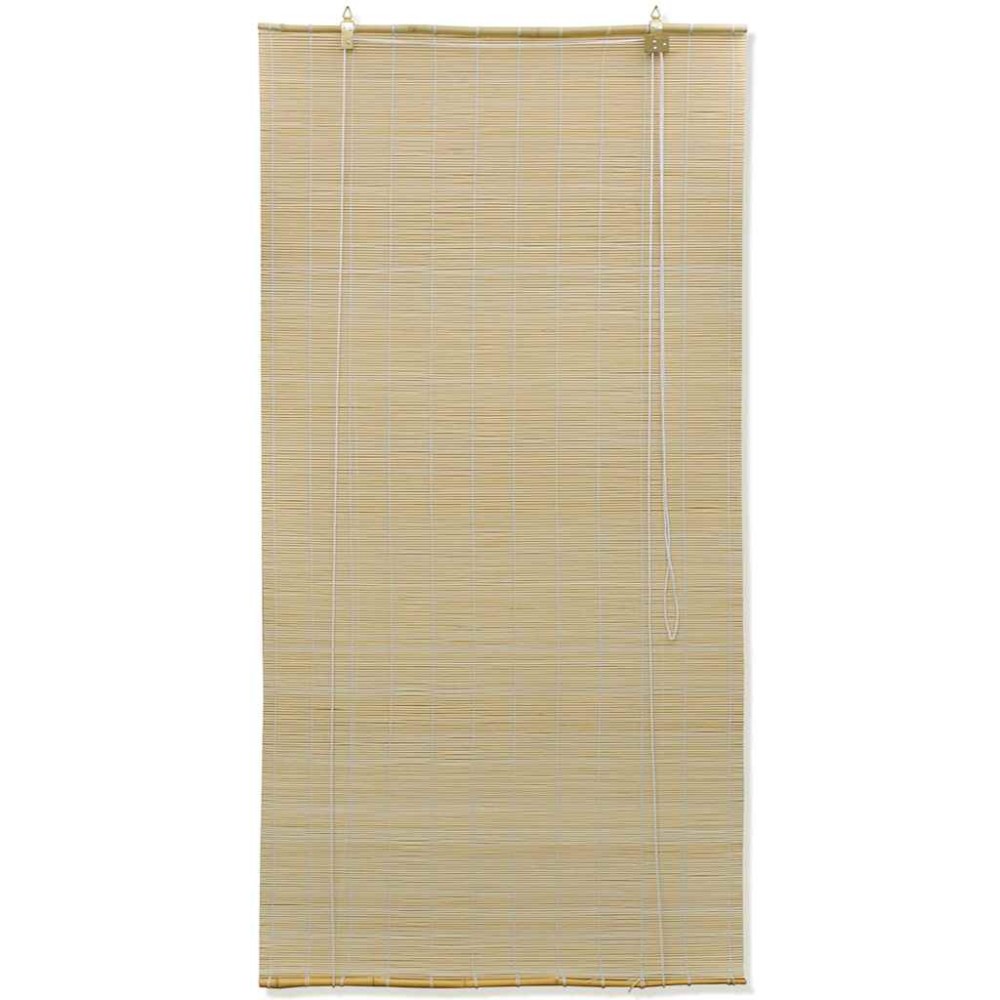 Jaluzele rulabile, 80 x 160 cm, bambus natural