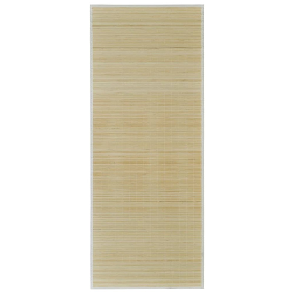 Covor dreptunghiular din bambus natural 80 x 200 cm