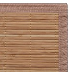 Covor dreptunghiular din bambus natural, 80 x 300 cm Covor dreptunghiular din bambus natural, 80 x 300 cm