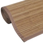 Covor dreptunghiular din bambus natural, 150 x 200 cm Covor dreptunghiular din bambus natural, 150 x 200 cm