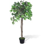 Planta artificială, arbore de ficus, cu ghiveci, 110 cm Planta artificială, arbore de ficus, cu ghiveci, 110 cm