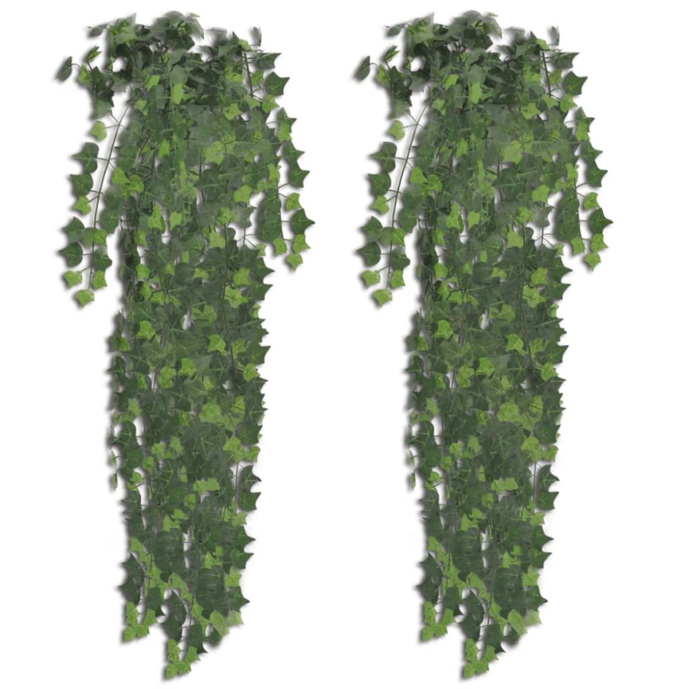 Tufiș de iederă artificială, 2 buc., verde, 90 cm
