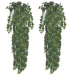 Tufiș de iederă artificială, 2 buc., verde, 90 cm Tufiș de iederă artificială, 2 buc., verde, 90 cm