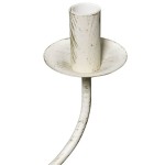 Candelabru alb de metal în stil antic 8 x becuri E14 Candelabru alb de metal în stil antic 8 x becuri E14