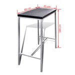vidaXL Set mobilier bar mic dejun, înălțime tejghea