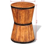 vidaXL Scaun clepsidră, lemn de mango nefinisat vidaXL Scaun clepsidră, lemn de mango nefinisat