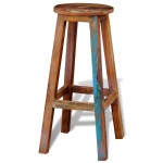 vidaXL Scaun de bar, lemn masiv reciclat vidaXL Scaun de bar, lemn masiv reciclat