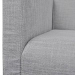 vidaXL Banchetă cu perne căptușite, textil, lemn de hevea, gri deschis vidaXL Banchetă cu perne căptușite, textil, lemn de hevea, gri deschis