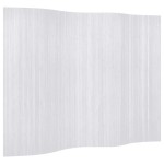 vidaXL Paravan de cameră, alb, 250 x 165 cm, bambus vidaXL Paravan de cameră, alb, 250 x 165 cm, bambus