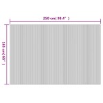 vidaXL Paravan de cameră, alb, 250 x 165 cm, bambus vidaXL Paravan de cameră, alb, 250 x 165 cm, bambus