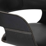 vidaXL Scaun de bucătărie, lemn curbat & piele ecologică vidaXL Scaun de bucătărie, lemn curbat & piele ecologică