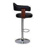 vidaXL Scaune de bar, 2 buc., lemn curbat