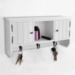 vidaXL Dulap de perete pentru chei și bijuterii, cu uși și cârlige vidaXL Dulap de perete pentru chei și bijuterii, cu uși și cârlige