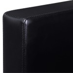 vidaXL Canapea modulară cu 3 locuri, piele artificială, negru vidaXL Canapea modulară cu 3 locuri, piele artificială, negru