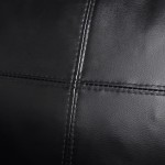vidaXL Canapea modulară cu 3 locuri, piele artificială, negru vidaXL Canapea modulară cu 3 locuri, piele artificială, negru