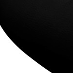 vidaXL Scaun de salon cu pernă cu roata Negru 50 x 50 x cm Fier cromat
