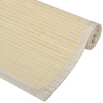 Suporturi farfurii, 30 x 45 cm, bambus natural, 6 buc. Suporturi farfurii, 30 x 45 cm, bambus natural, 6 buc.