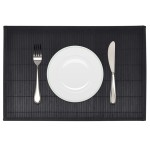 Naproane de bambus 30 x 45 cm, negru, 6 buc. Naproane de bambus 30 x 45 cm, negru, 6 buc.