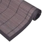 Naproane din bambus, 6 buc, maro închis, 30 x 45 cm Naproane din bambus, 6 buc, maro închis, 30 x 45 cm