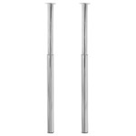 Picioare telescopice de masă cromate, 2 buc., 710 mm-1100 mm Picioare telescopice de masă cromate, 2 buc., 710 mm-1100 mm